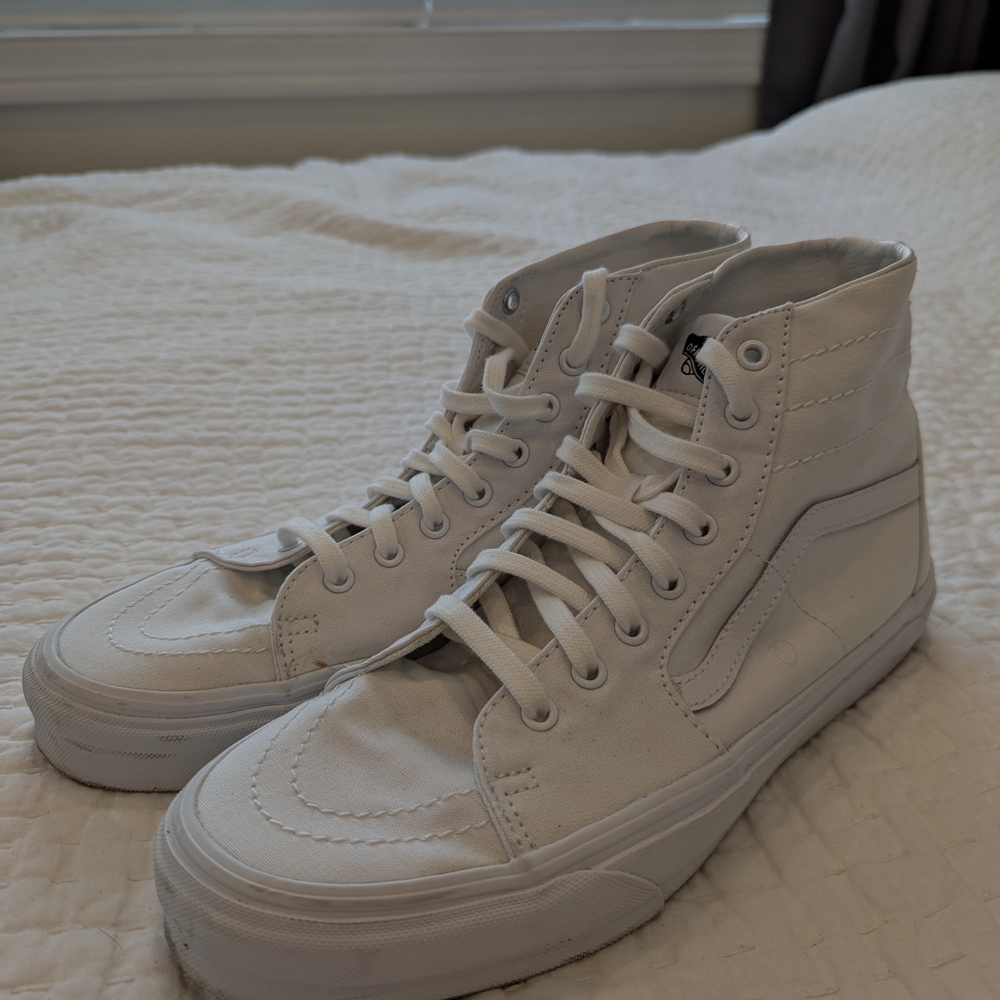 Vans Men's White High-Top Sneakers